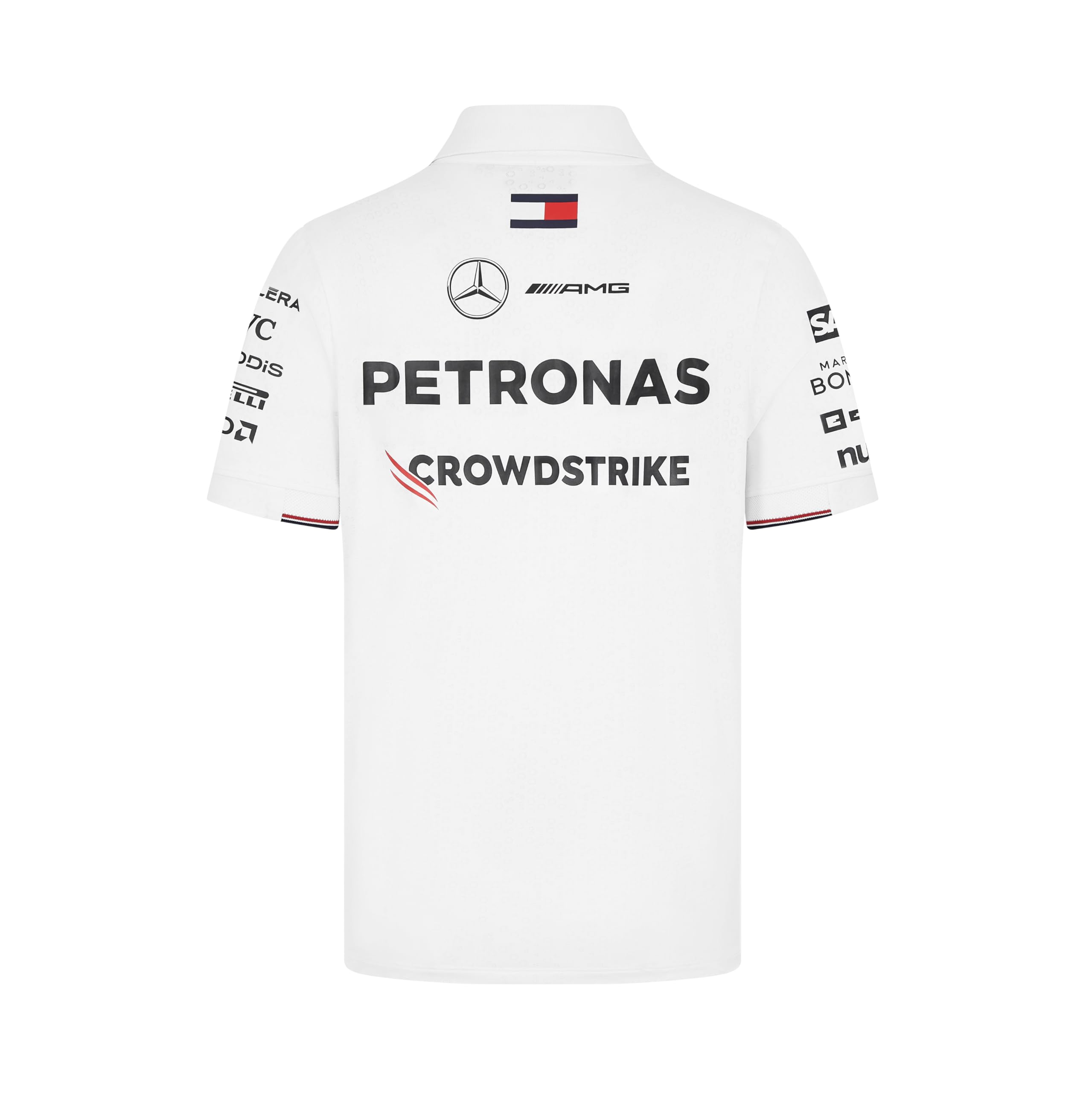 Mercedes AMG Petronas Polo F1 2024 pour Hommes - Blanc - Taille: L