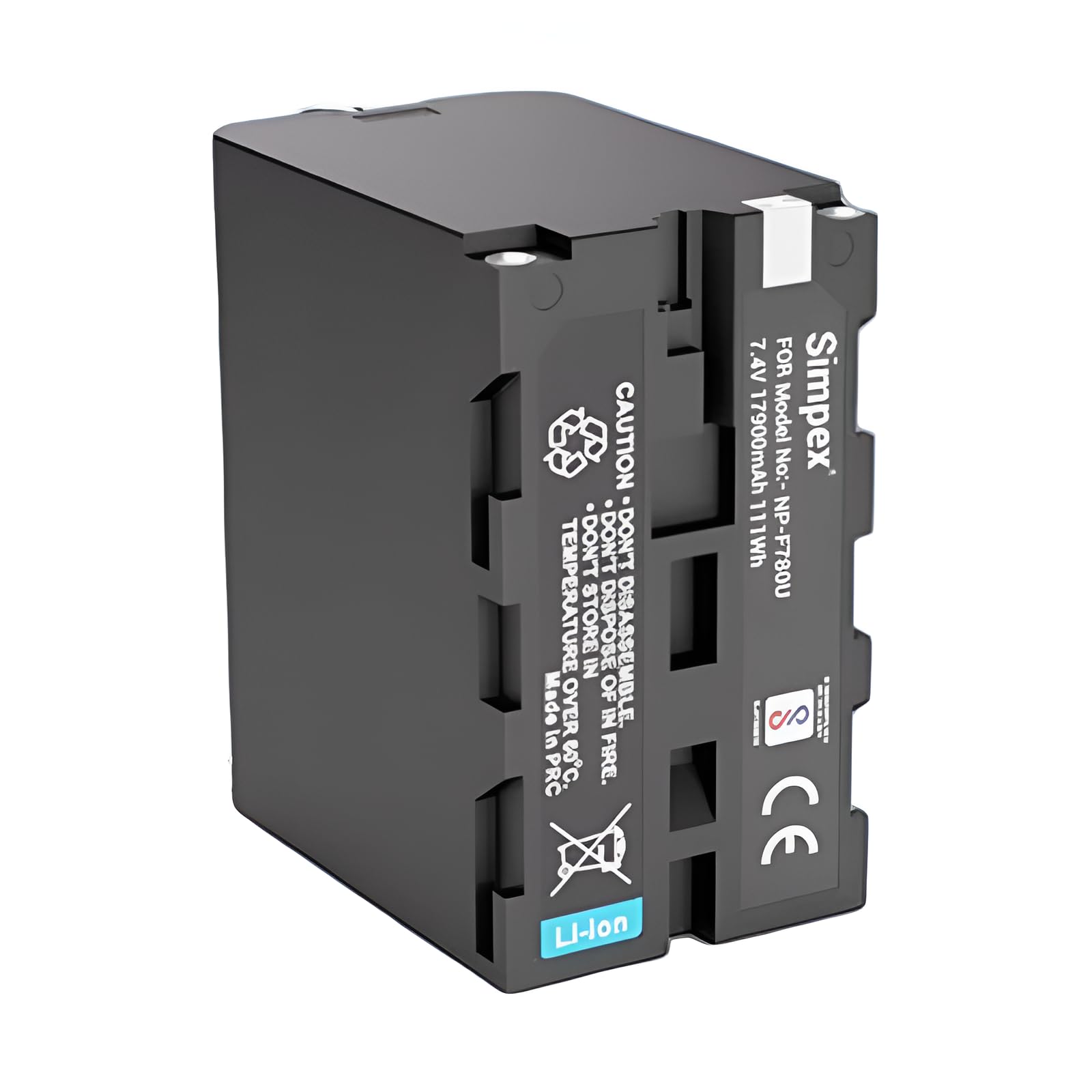 Simpex NP F780 C USB 17900mAh Lithum-ion Rechargeable Battery for Video Light, Ring Light, Stick Lights, Type C Charging for Sony Digital Camera Battery HDR-FX 1000, HVR-V1U, Z7U (Black) (B0D8JLVQW4) Amazon Price History, Amazon Price Tracker