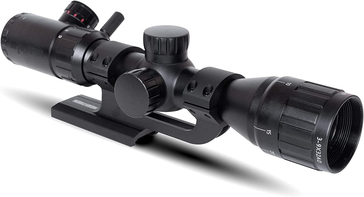 Monstrum 39x32 AO Rifle Scope with Illuminated Range Finder Reticle and Parallax