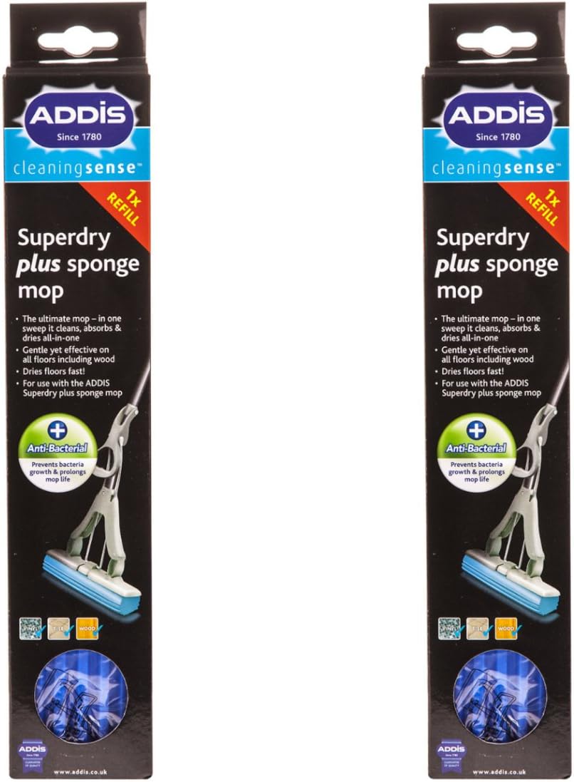 2 X Addis Superdry Mop Refill Amazon.co.uk Grocery