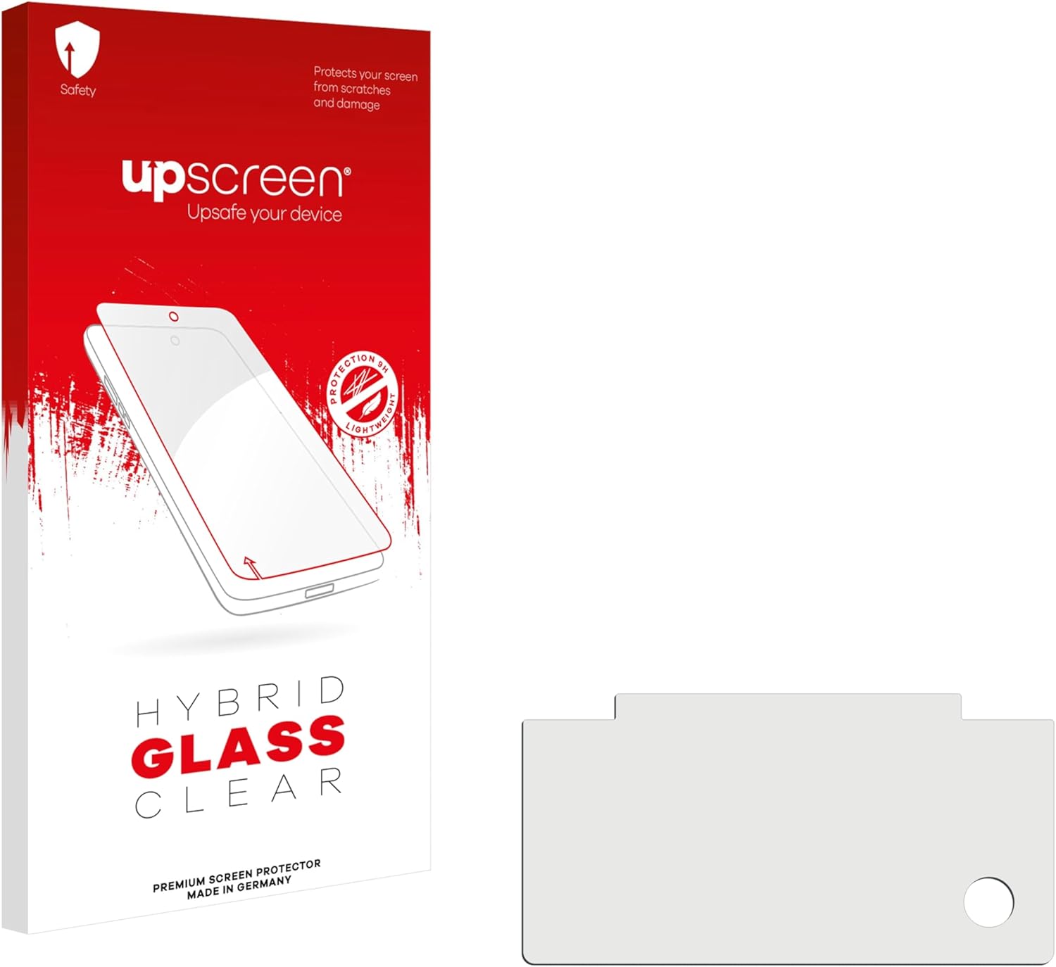 Screen Protector Film compatible with Nintendo DSi (housing) - 9H Glass Protection, Extreme Scratch Resistant