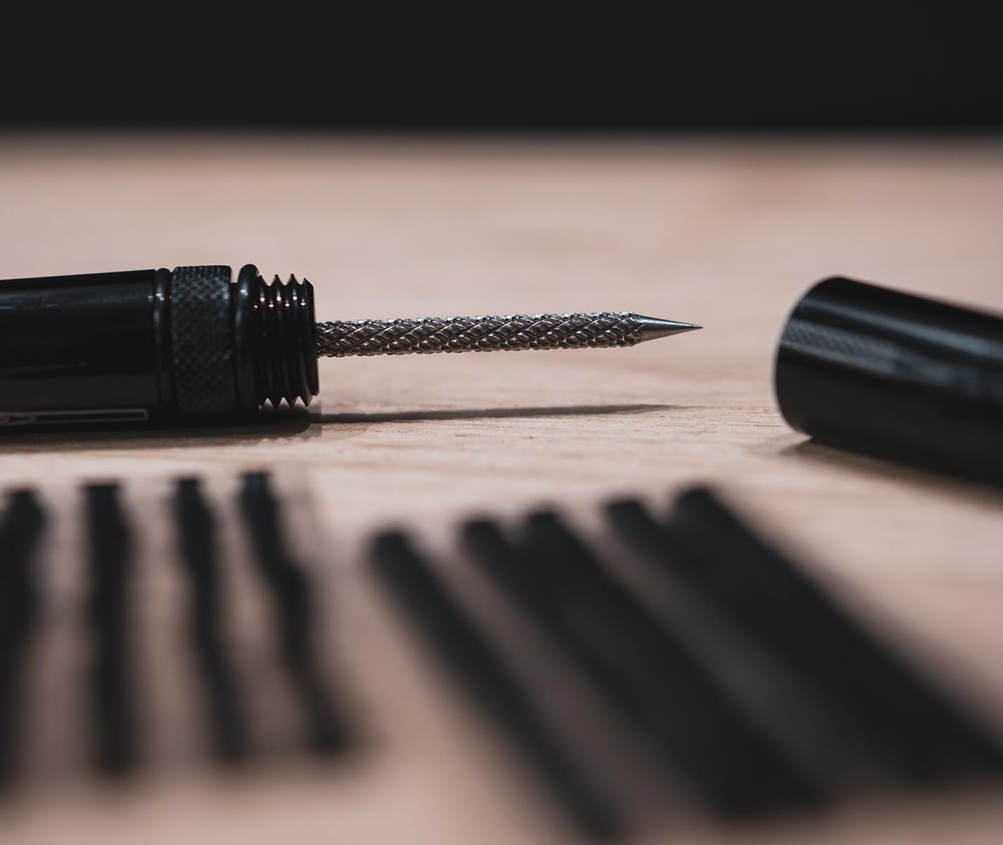 HUTCHINSON - Tubeless Tyre Repair Kit - Transport Capsule - File and Drill Holder Included - 5 Bits 1.5mm - 5 Bits 3mm