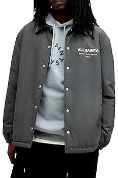 AllSaints Men's undrgrnd Coach Jacket, Jackson Blue at