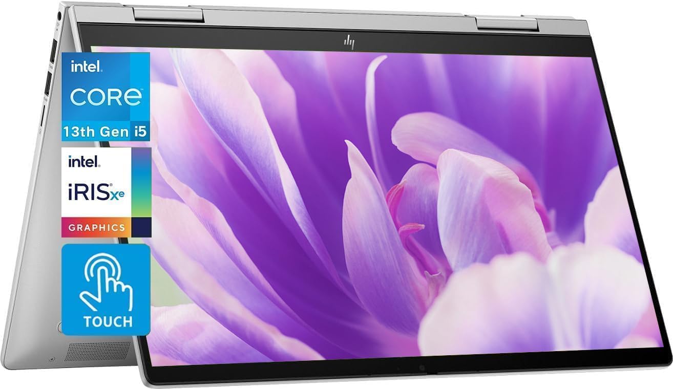 HP Envy 2 in 1 Touch Screen Laptop 2023 Newest, 14" FHD IPS Touchscreen, Intel Core