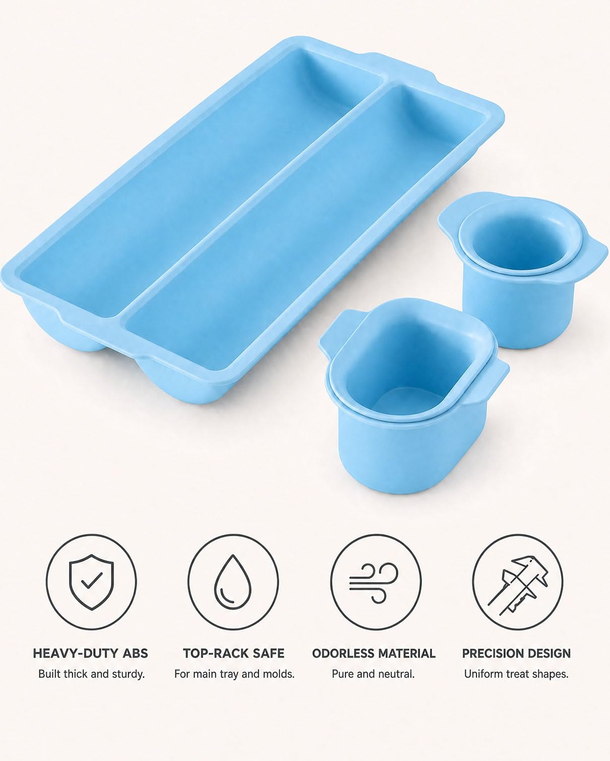 Set di 4 formine per cake pop, forma rotonda ovale a forma di cuore