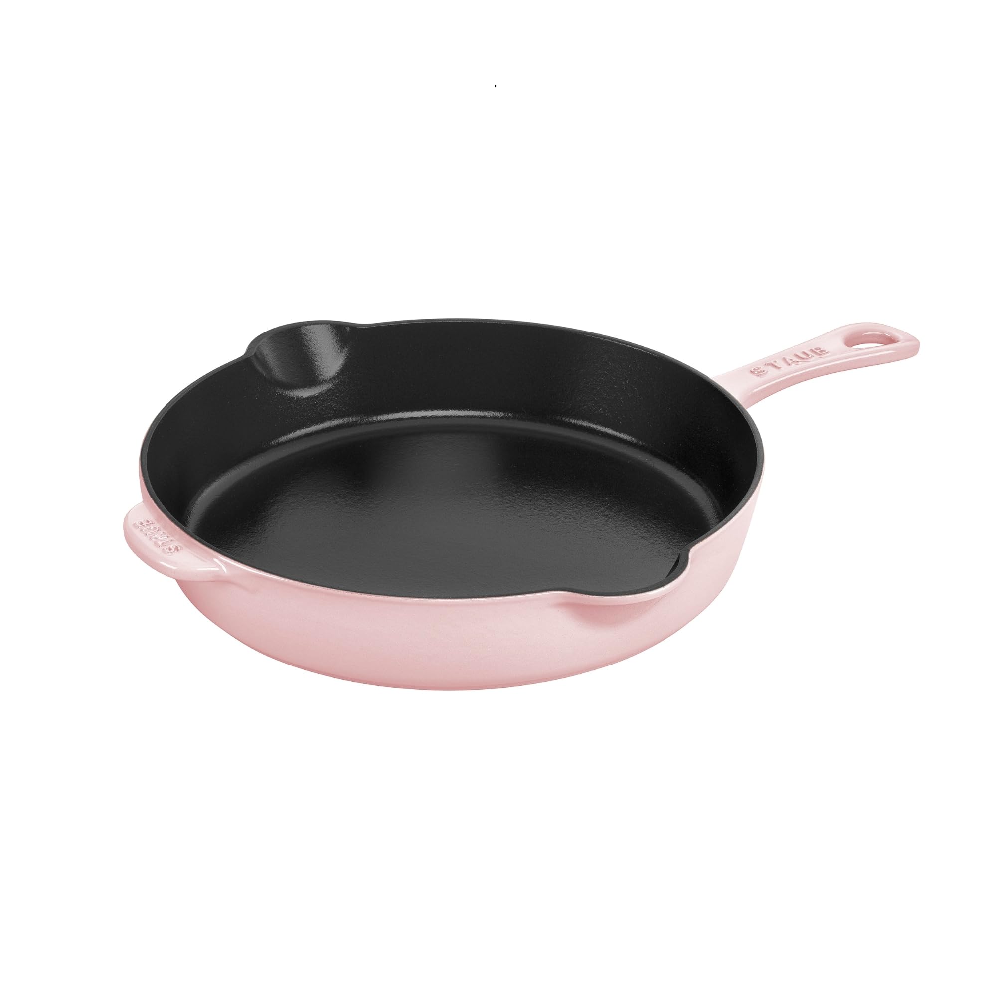 STAUB Cast Iron 8.5-inch Traditional Deep Skillet - Peony Pink Pink Peony