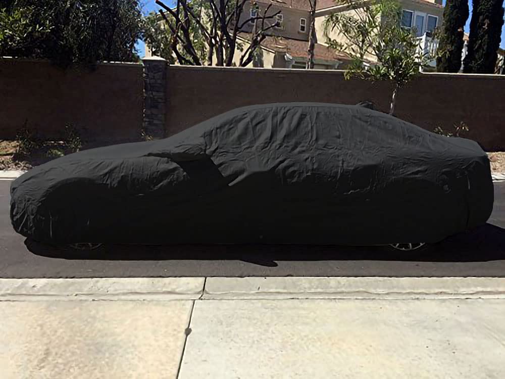 CarsCover Custom Fits 2015-2024 Lexus RC200t RC300 RC350 RCF Sport Car Cover Heavy Duty Weatherproof Ultrashield Black Covers — view 3