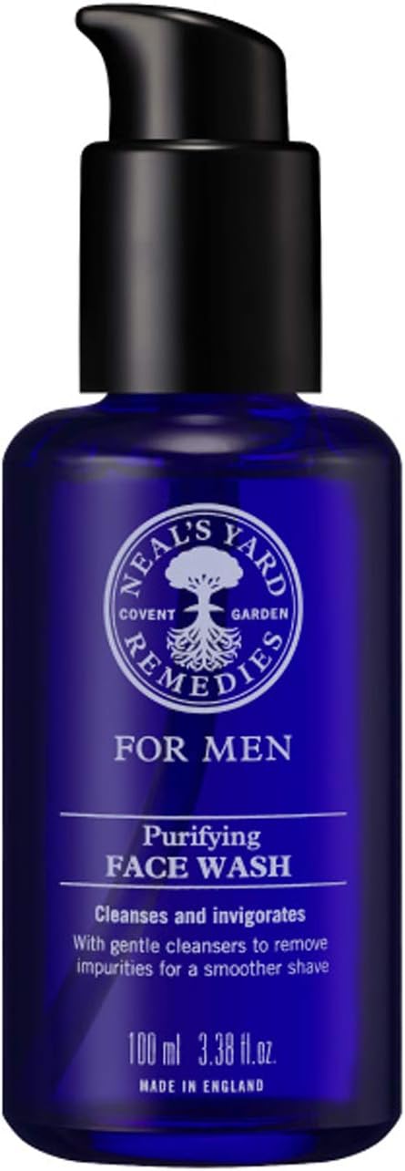 Amazon Co Jp Neal S Yard Remedies ニールズヤードレメディーズ ピュリファイング フェイシャルウォッシュ フォーメン メンズ用洗顔料 100ml ビューティー
