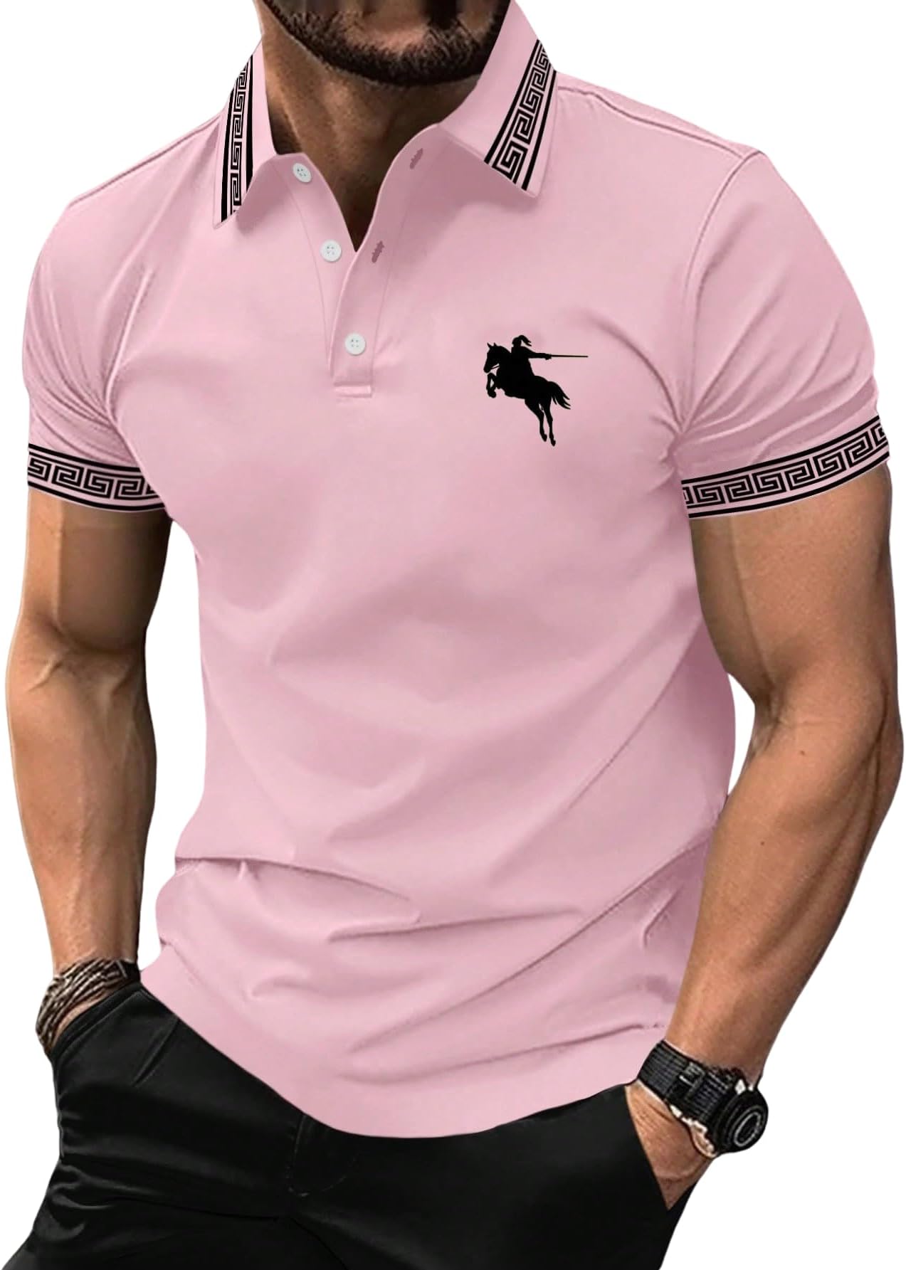 Polo T Shirt for Men || T Shirt for Man || Collar T Shirt Style Men (Packs Also Available) (Polo-34-37)