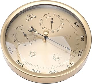 3 Em 1 Higrômetro Estação meteorológica para decoração de parede, barômetro, higrômetro, 3 em 1, mostrador meteorológico, e , para medição, 1 peça Estação Meteorológica Analógico