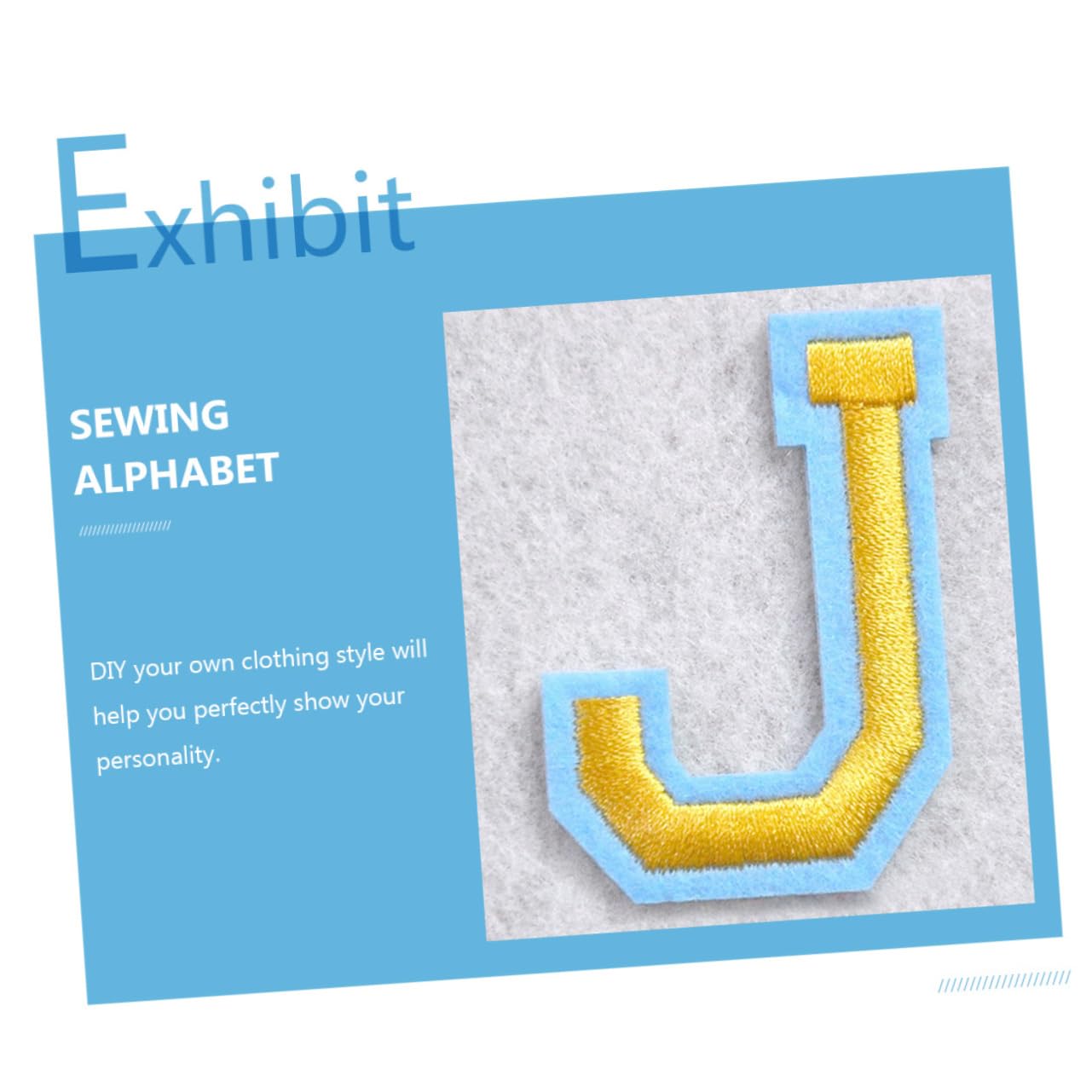ARTIBETTER 5 Set Toppe Ricamate Per Abbigliamento Patch Termoadesive Stile Alfabeto Per Riparazioni E Decorazioni Su Camicie Jeans E Scarpe Fai Da Te E Creativo 52 Pezzi*5