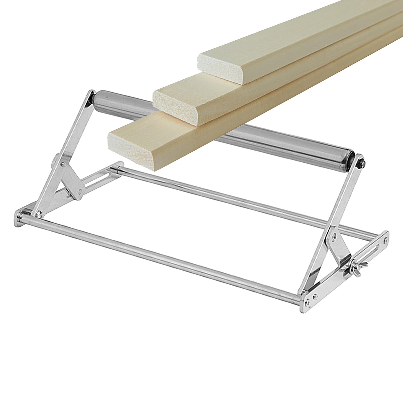 Support de scie à table portable réglable hauteur et cadre de support pliable antirouille