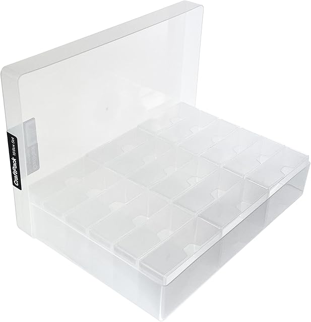 WestonBoxes CraftPack, Small Storage Box Multi-Pack for Beads, Jewellery, Sewing, Hobby, Crafts & DIY