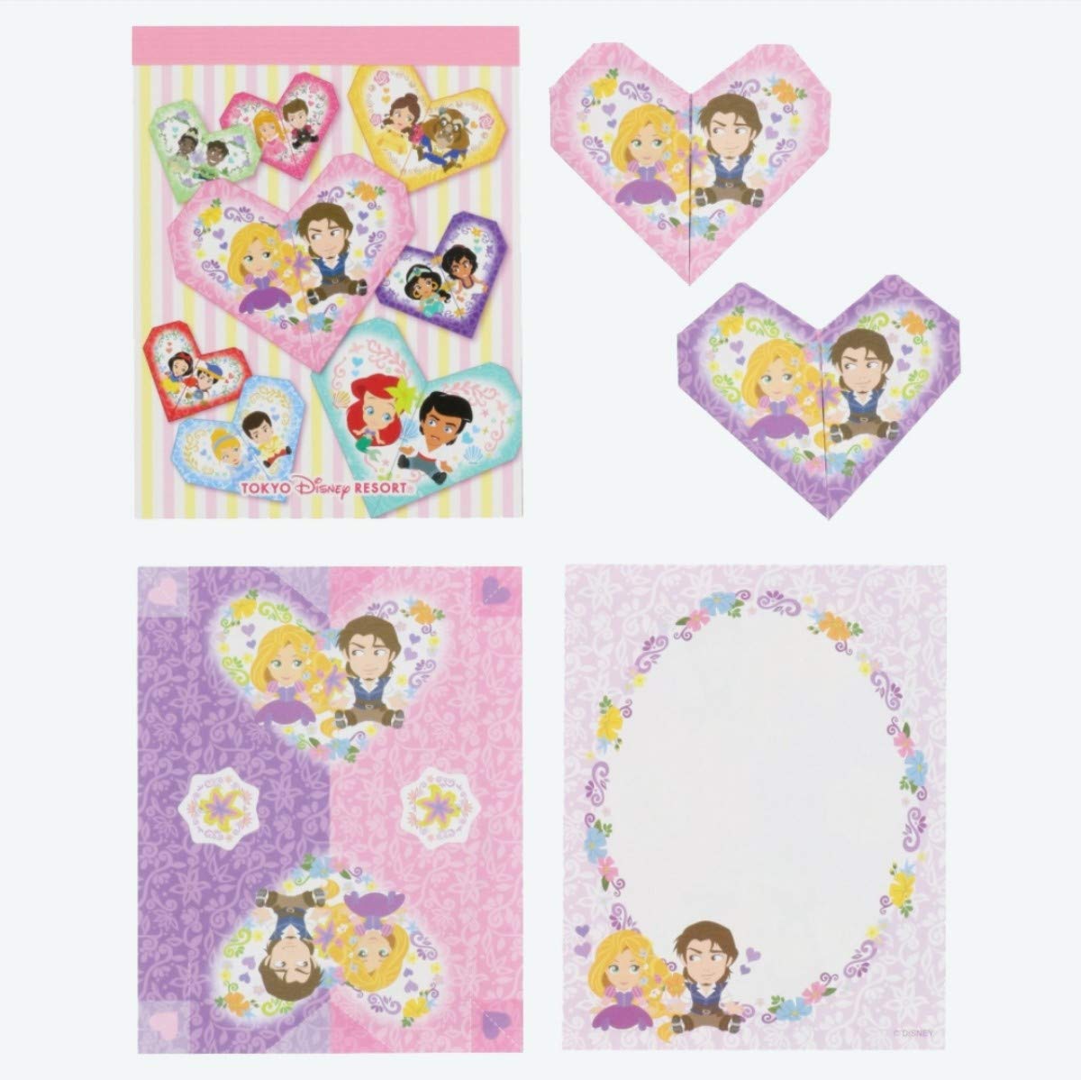 Amazon.co.jp: ディズニー プリンセス 8絵柄 折り紙メモ 折り紙 メモ  