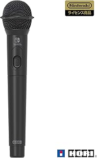 ホリ 【任天堂ライセンス商品】ワイヤレスカラオケマイク for Nintendo Switch【カラオケJOYSOUND対応】