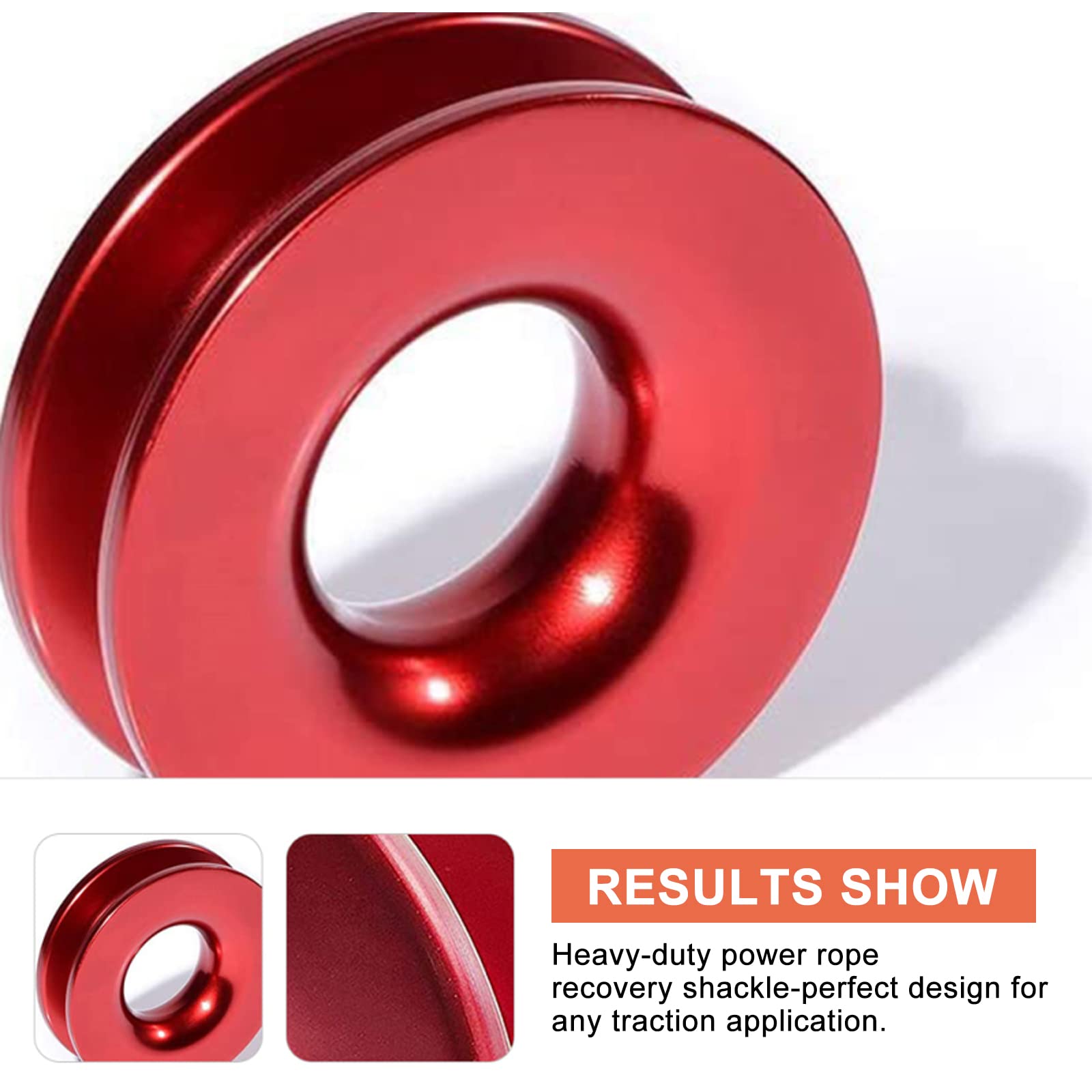 Grillo Sintetico E Anello Recupero 41000LBS - Per Verricello E Recupero Veicoli - Foto 6