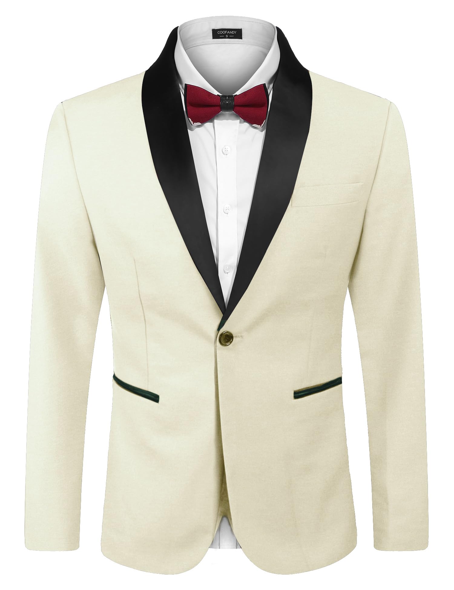 COOFANDY Giacca da smoking da uomo, per cena, balli, feste