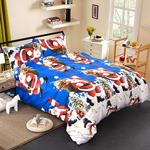 Ensemble de literie microfibre confortable et chic pour grand lit de deux personnes