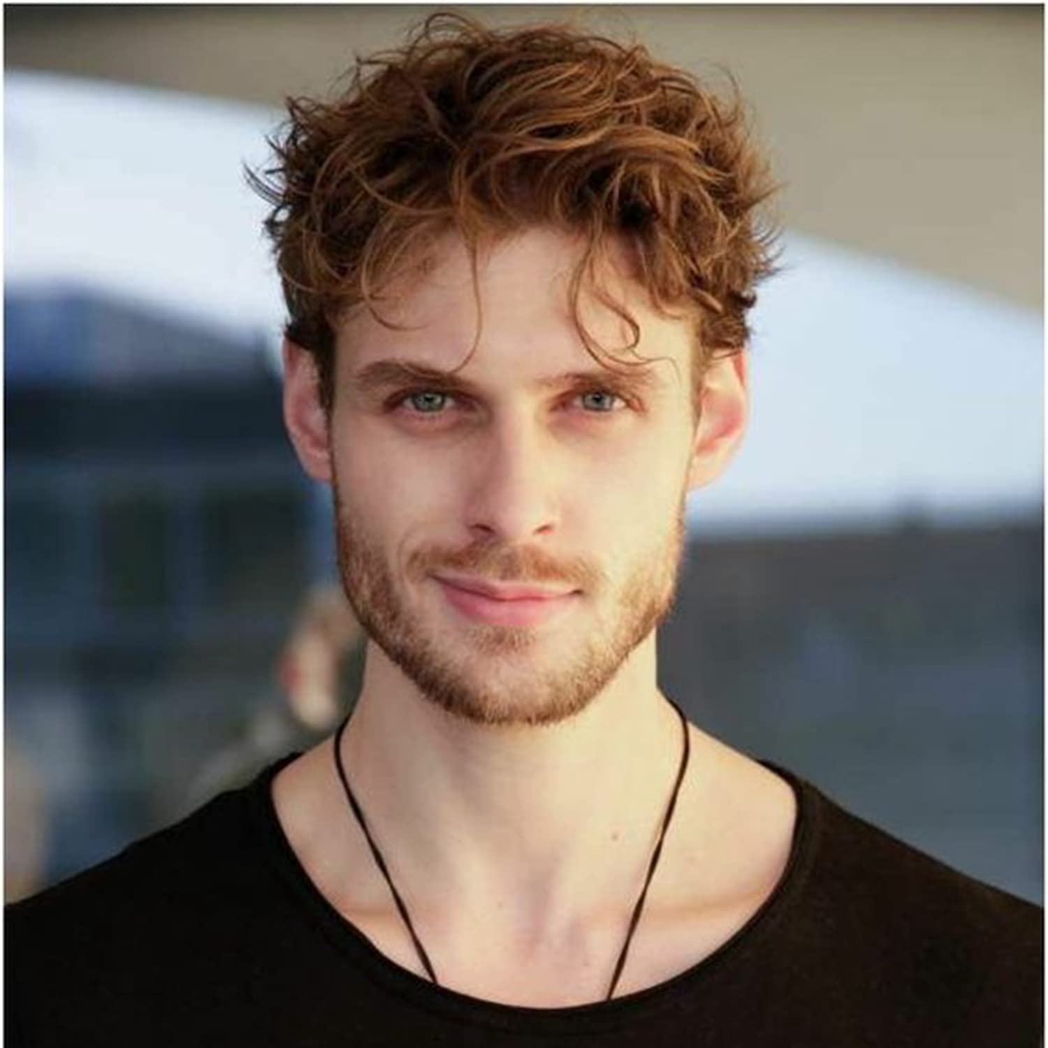 Férfi barna paróka előnézet