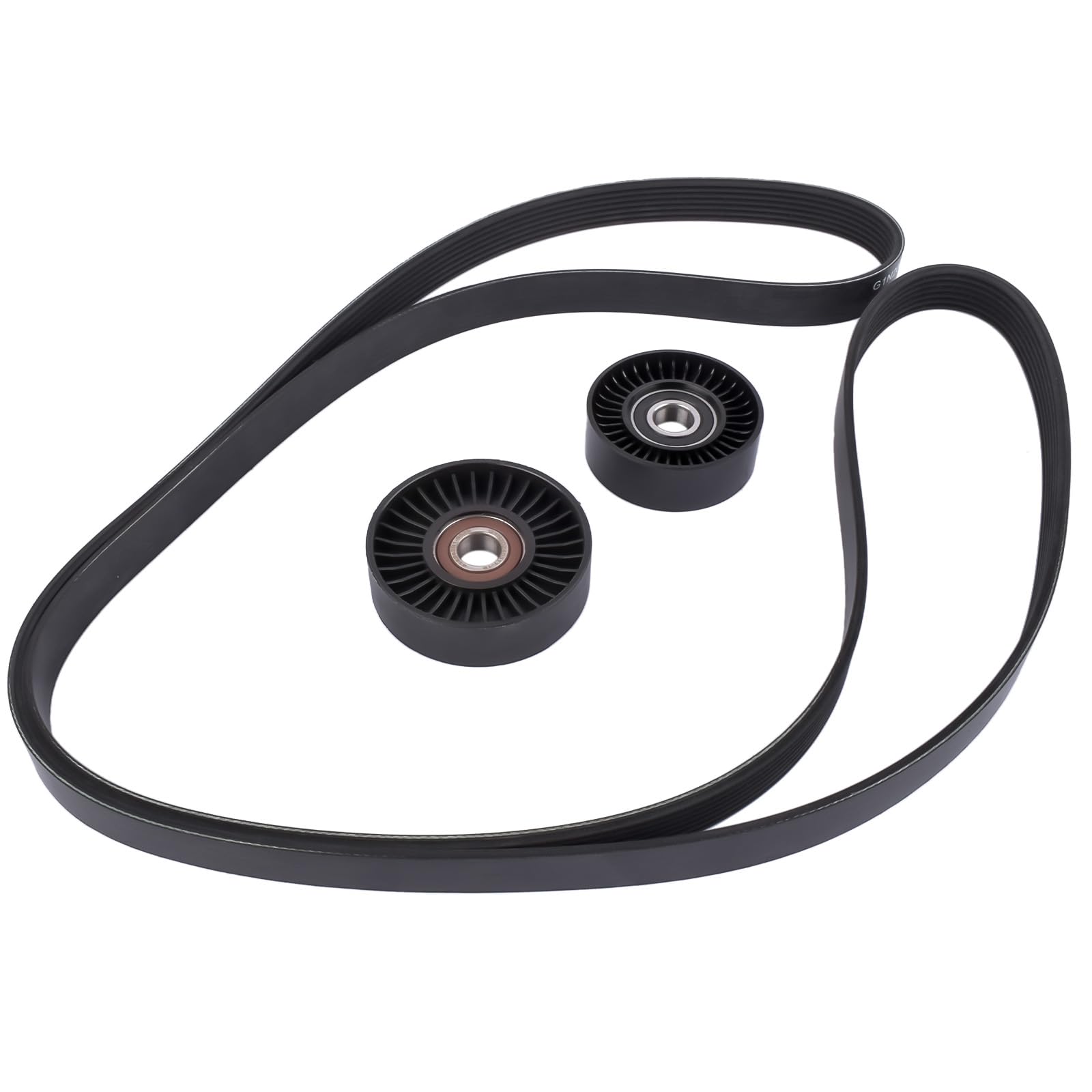 Keilrippenriemen + Spannrolle Umlenkrolle Ersatz für W203 W204 S203 CL203 C209 W211 S211 R171 C160 C180 C200 C230 E200 CLC200 Kompressor 2712060019 8641233007 8640702418 | C209 W211 S211 R171 C160 C180 C200 Kompressor 2712060019. 8641233007. 8640702418