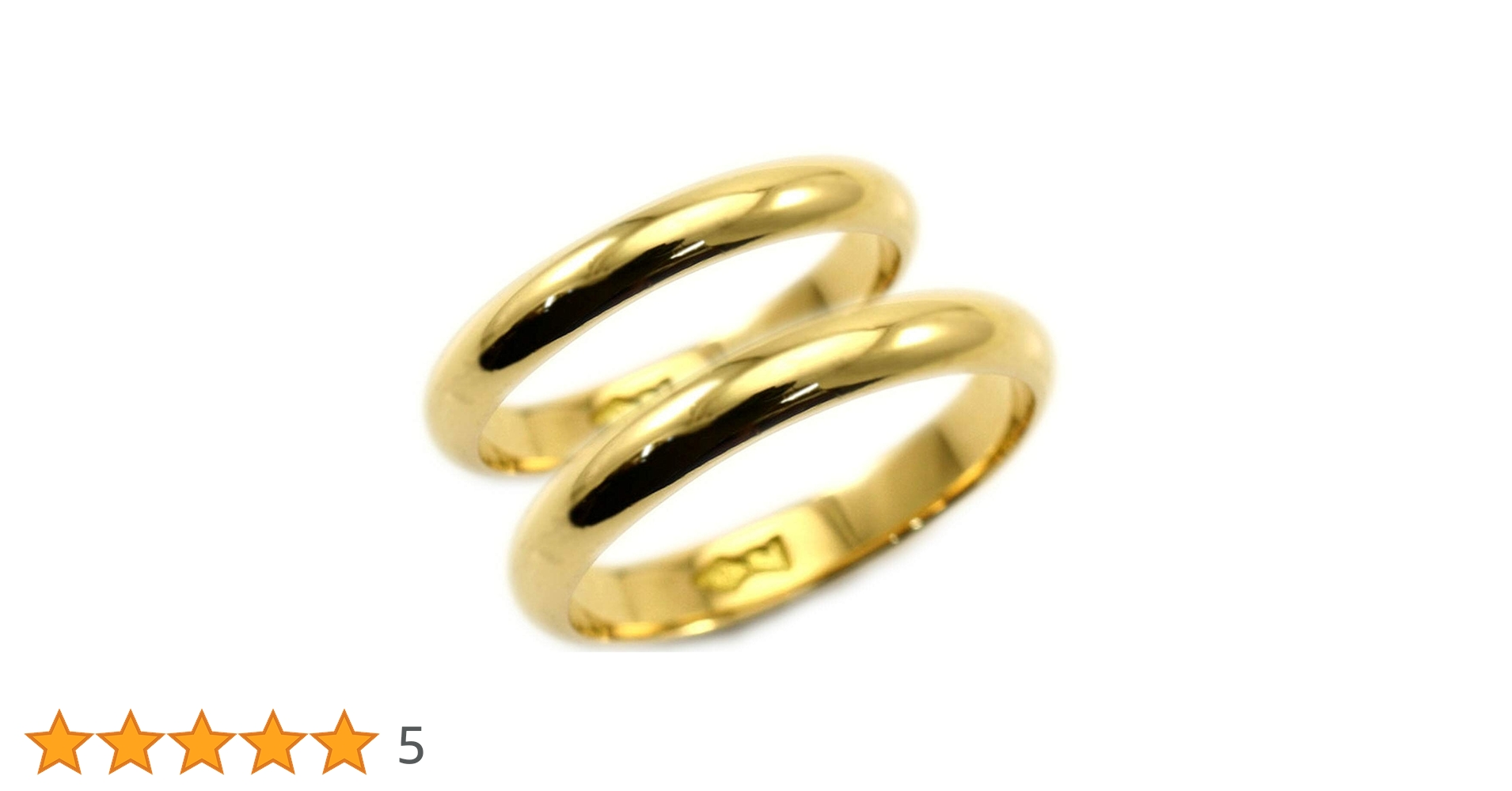 K18イエローゴールド製 指輪サイズ8号（重量2.38g）／造幣局検定刻印付き K18イエローゴールド製 指輪サイズ8号（重量2.38g）／造幣局検定