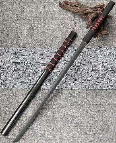 Zdaqian 居合模造刀 太刀 唐横刀 竹刀 木刀 竹製とABS 居合練習刀 剣術 鞘付き 舞台道具 練習用 筋トレ トレーニング用 室内 ロールプレイング 竹刀 刀道 剣道 男女兼用 贈り物 メンズ 送別品 記念品 (K切)