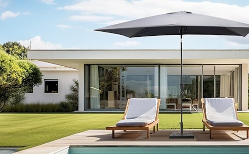 C-Hopetree CHTBR19SQ 42 Lb Heavy Duty Square Base Stand For Outdoor Patio Market Table Umbrella thumb #5