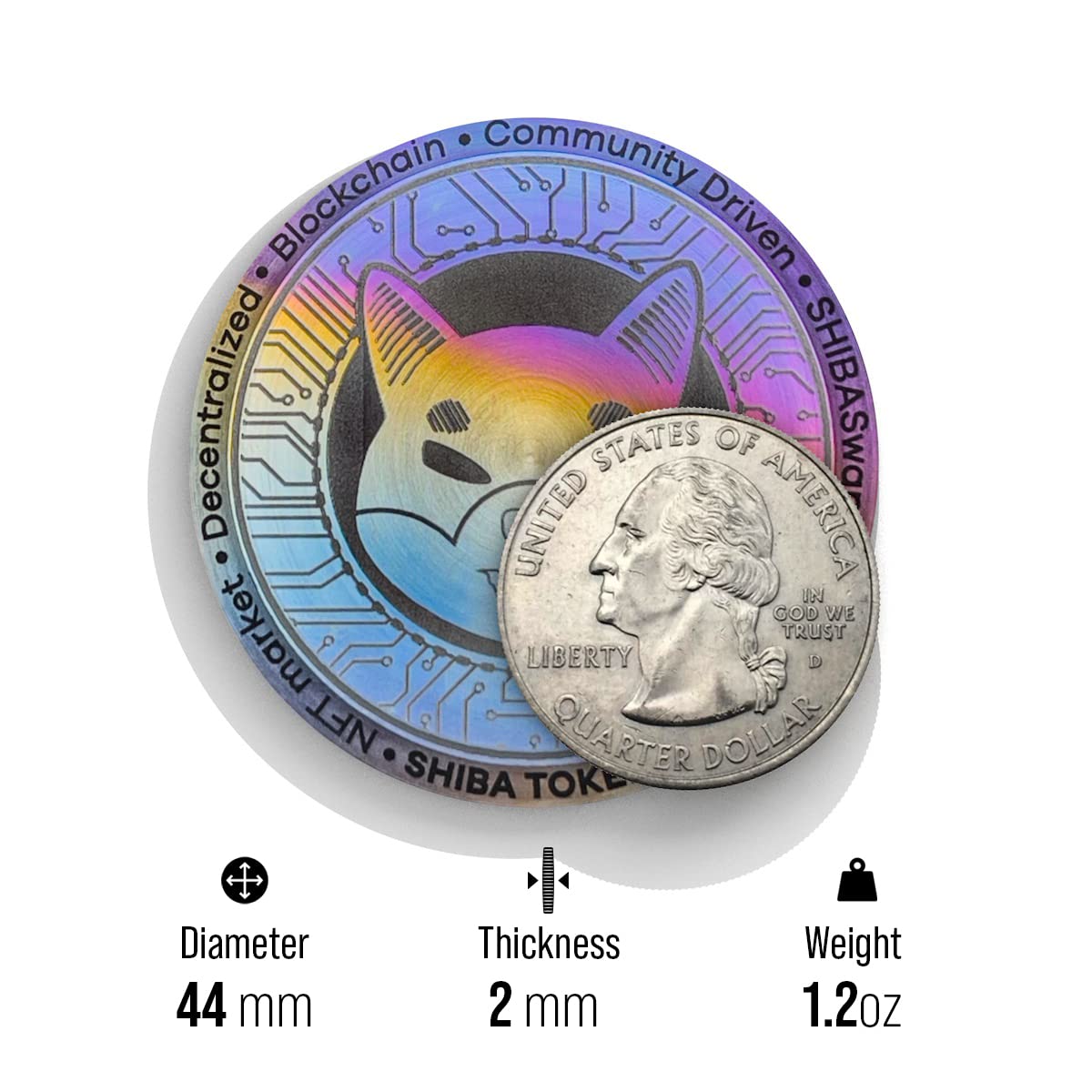 Amazon.com: Cryptochips Shiba Inu (SHIB) Galaxy Coin Custom Physical Crypto  Coins You Can HODL | Anodization Technology and Electrolytic Coloring :  Toys & Games
