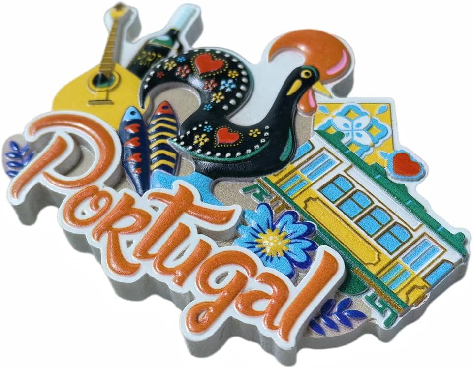 Imán Decorativo de Resina con Diseño de Portugal miniatura 4