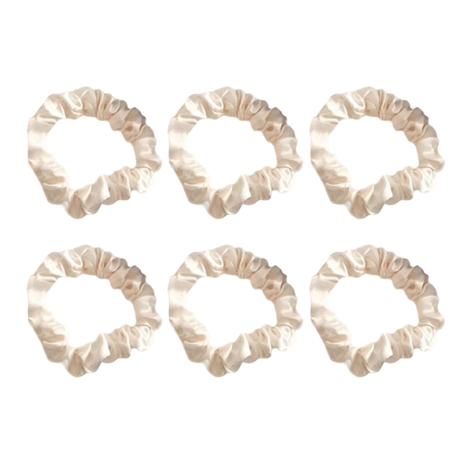 MICFENY Silk Like Hair Rope Hair Bun Scrunchies Elastic Scrunchy HairBands Female Accessories