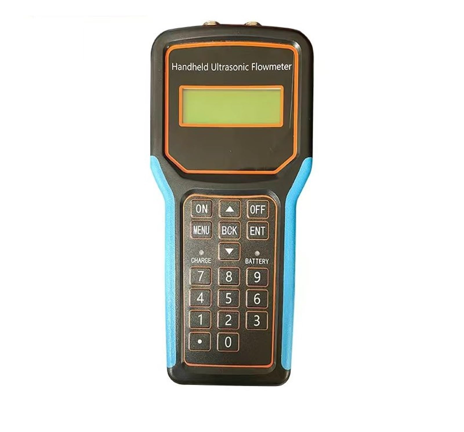 MKHJKIOII Portable Ultrasonic Flowmeter, High Temperature External Clip Paste Liquid Flow Meter With Clamp On Sensor(L probe DN300-6000)