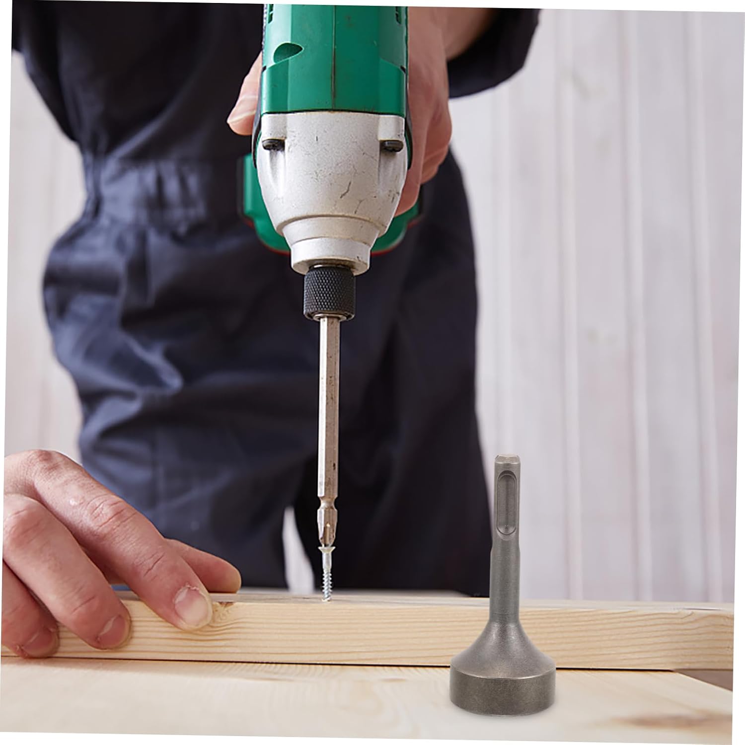 Hammer Drill Rod Driver Tool for Grounding Rods Stainless Steel