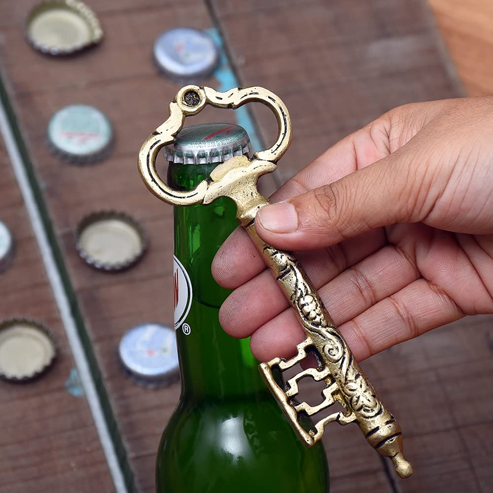 Buy Indian-Shelf Big Key Bottle Cap Opener | Gold Bottle Openers