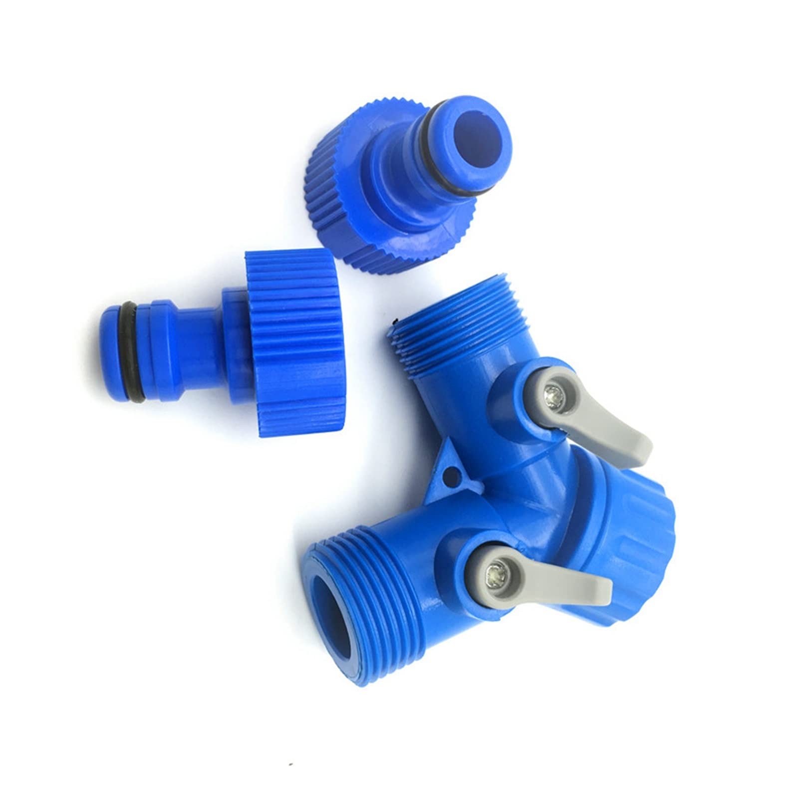 Kit tubo flessibile dell'irrinkler pianta Annaffiatura agricola da 30 pezzi Connettore a 2 vie con valvola d'acqua, adatto for il connettore del tubo di plastica del tubo G 3/4 " ( Diameter : 3/4'' )