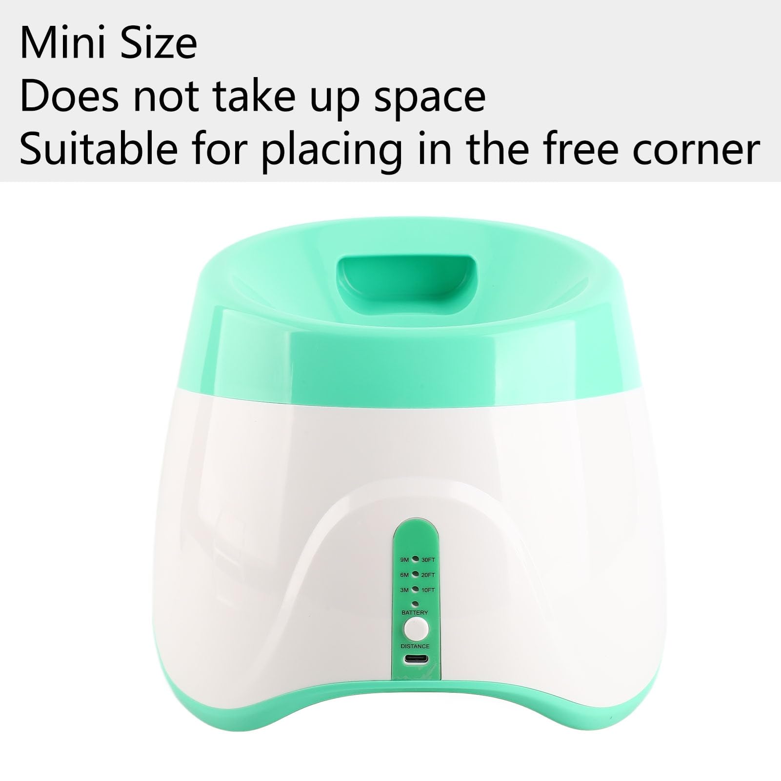 Lanceur de Balle Automatique Rechargeable pour Chien, avec 3 Modes, Jeu Interactif Intérieur et Extérieur, Matériel D'entraînement pour Animaux de Compagnie, Plastique
