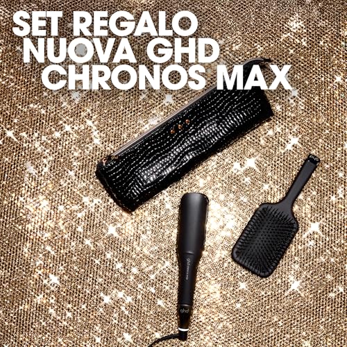 Ghd Chronos Max Gift Set – Piastra Per Capelli A Lamelle Larghe Con Spazzola Piatta E Custodia Termoresistente. Styling 3X Più Veloce, Effetto Hd 24H E Capelli Visibilmente Più Lisci E Luminosi - 2