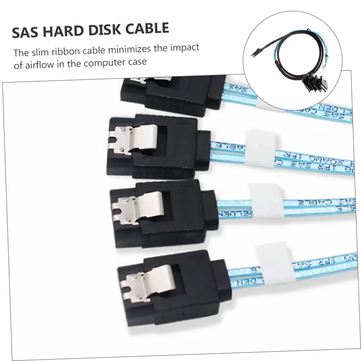 NUOBESTY Câble Mini vers Adaptateur de Disque Dur SSD Fiable et Flexible Protection les Déconnexions Accidentelles