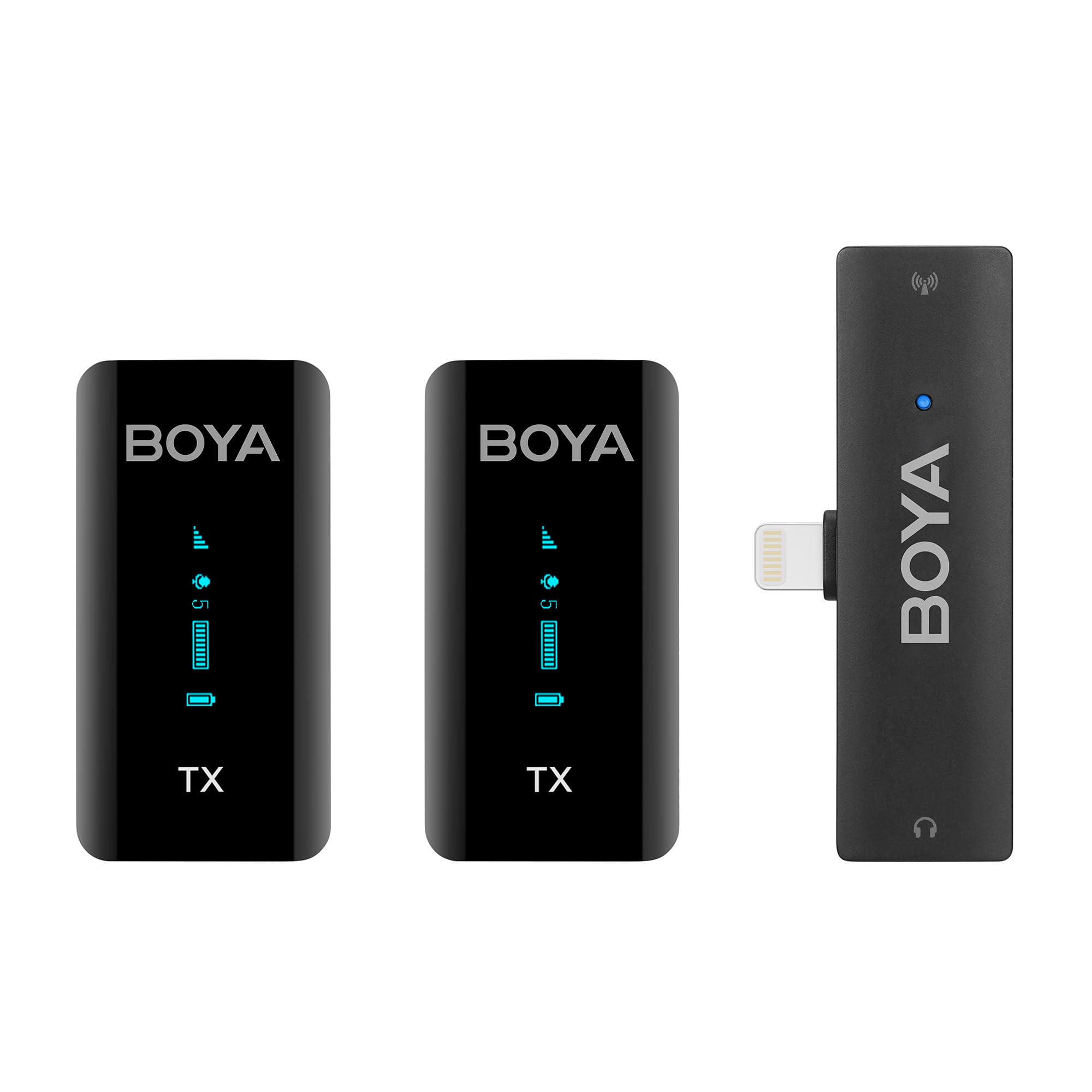 Amazon | iPhone用 外付けマイク BOYA XM6-S4 配信用 2.4GHz
