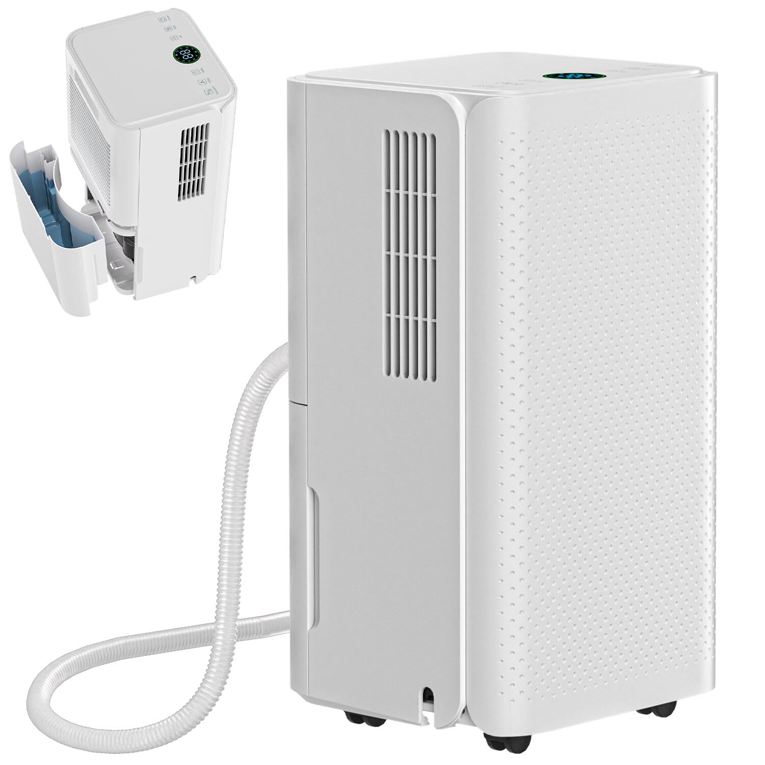 Osuszacz powietrza 16 l/dzień, elektryczny osuszacz powietrza 38 dB, osuszacz do pomieszczeń do 30 m², osuszacz powietrza z 3 trybami, wyświetlacz cyfrowy, timer 24 h, osuszacz do domu