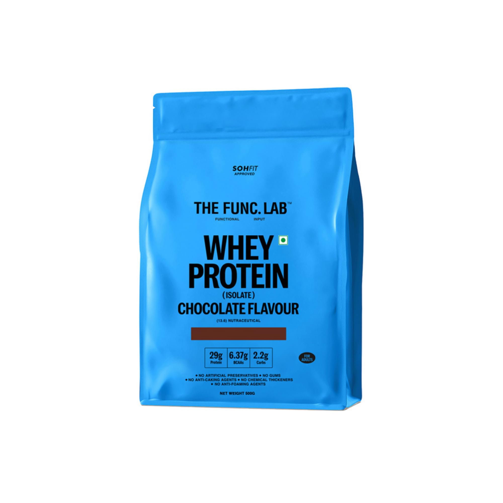 The Func. Lab Whey Protein Isolate - Unflavored | 500g | Grass‑Fed, 30g Protein, 6.95g BCAA per Scoop | High Protein Supplement for Muscle Growth, Digestion and Absorption Support — Amazon image 25