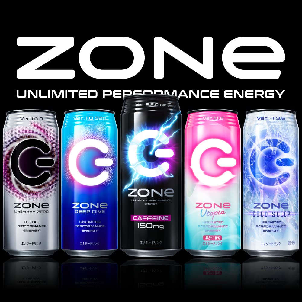 Amazon.co.jp: ZONe COLD SLEEP Ver.-1.9.6 エナジー ドリンク500ml缶