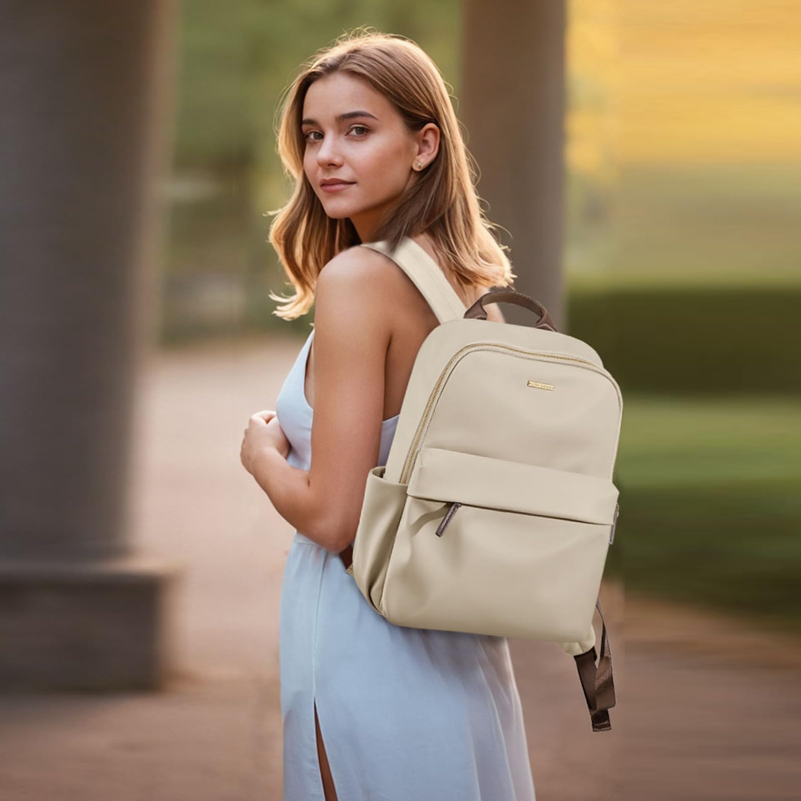 Alice Zaino Donna in Pelle Piccolo con Chiusura a Coulisse