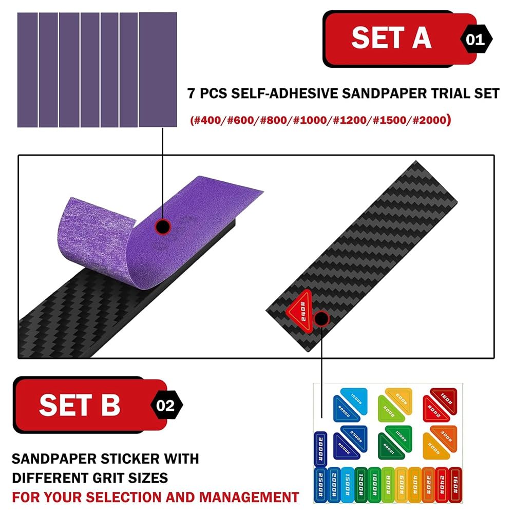 Bastoncini di Carteggiatura In Fibra di Carbonio (4 PCS) per Modelli In Scala per Strumenti di Rettifica di Dettagli A Forma Speciale