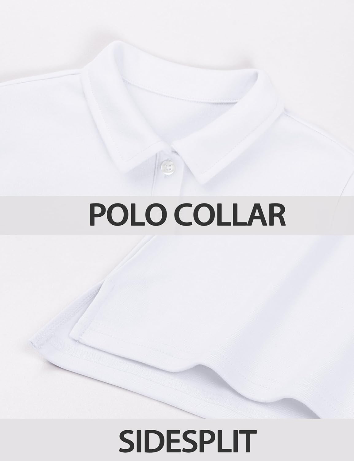 Girls Uniform Shirts Long Sleeve Polo Shirt for Girls School Uniform Shirts Size 5-14 Years - Image 6