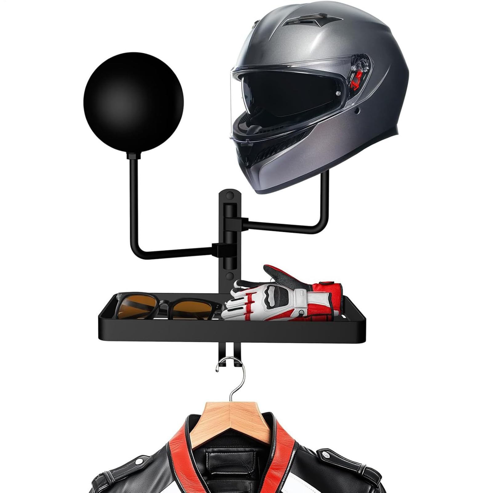 Support Casque Moto Accroche Garage Rangement Sport Motorisé