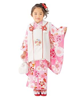 七五三　3歳　着物　女の子　マユミハセガワ　セット　 草履　新品　着物　1回使用 七五三 3歳 着物 女の子 マユミハセガワ セット 草履 新品 着物