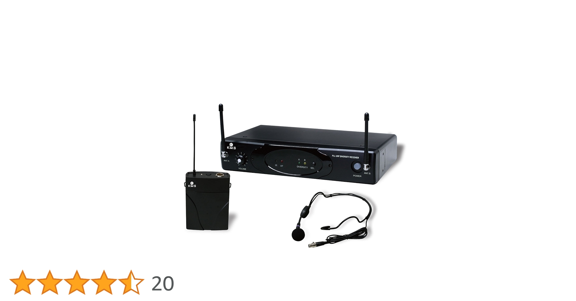 【新品】ワイヤレスシステム　K.W.S Amazon | KWS ギター/ベース用 ワイヤレスシステム KWS-899P/GT