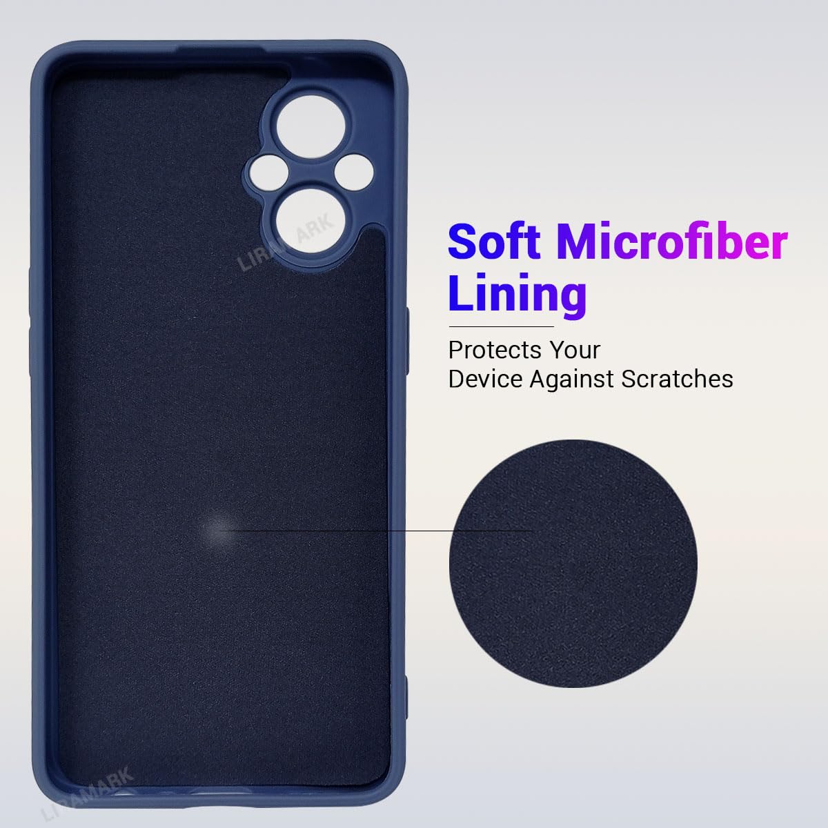 Oppo F21 Pro 5G Case - Silicone Blue -2