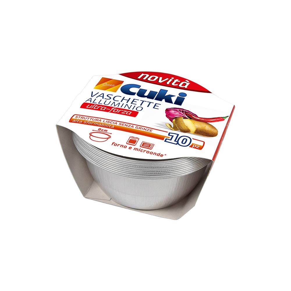 Aluminiumschalen rund 60 Stk Cuki Ultra Forza Crème…