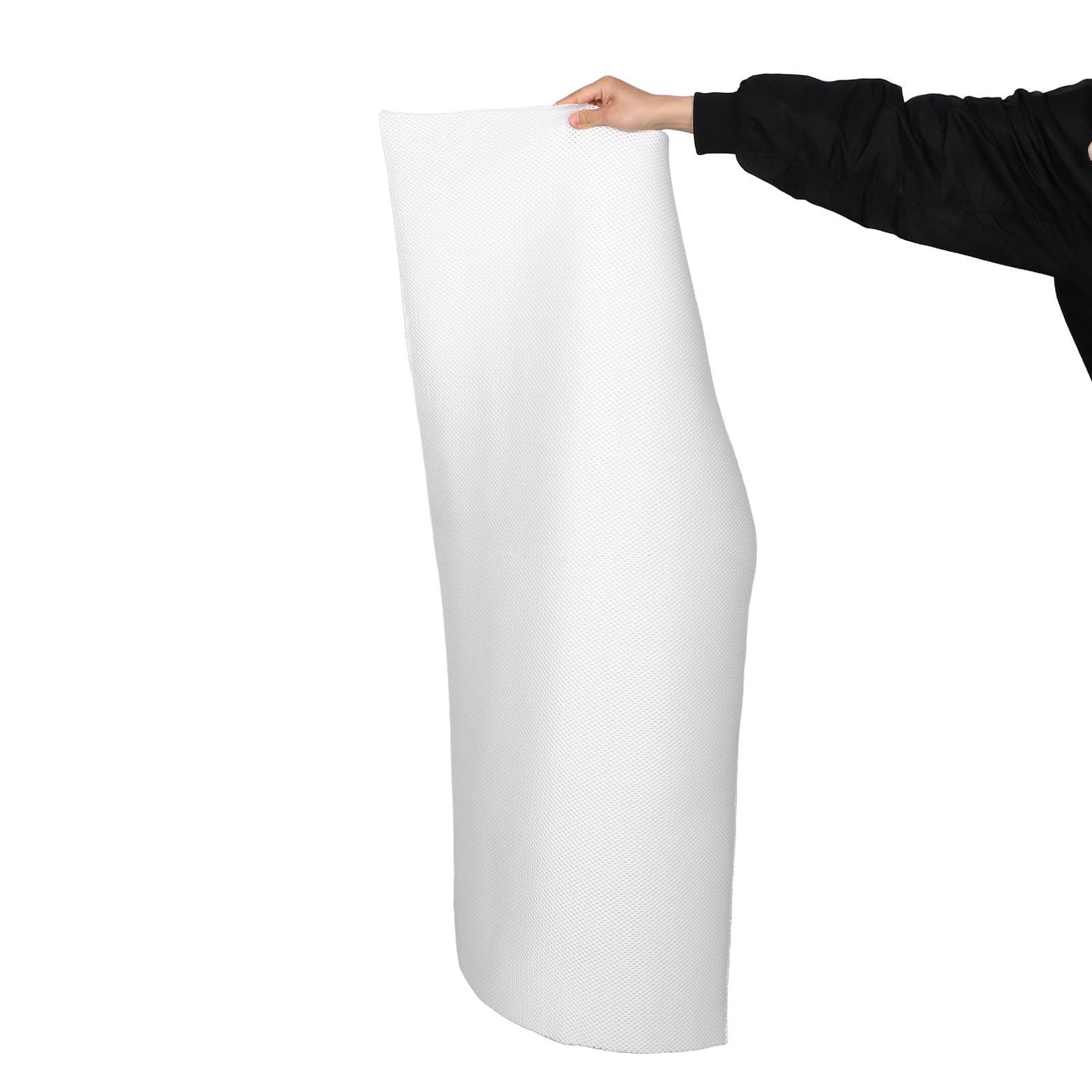 SHINEOFI Almohadilla para Tabla de Planchar de Esponja White Agujeros, Resistente al Agua, Tamaño 130x70 Cm y Grosor de 1 Cm para Planchado